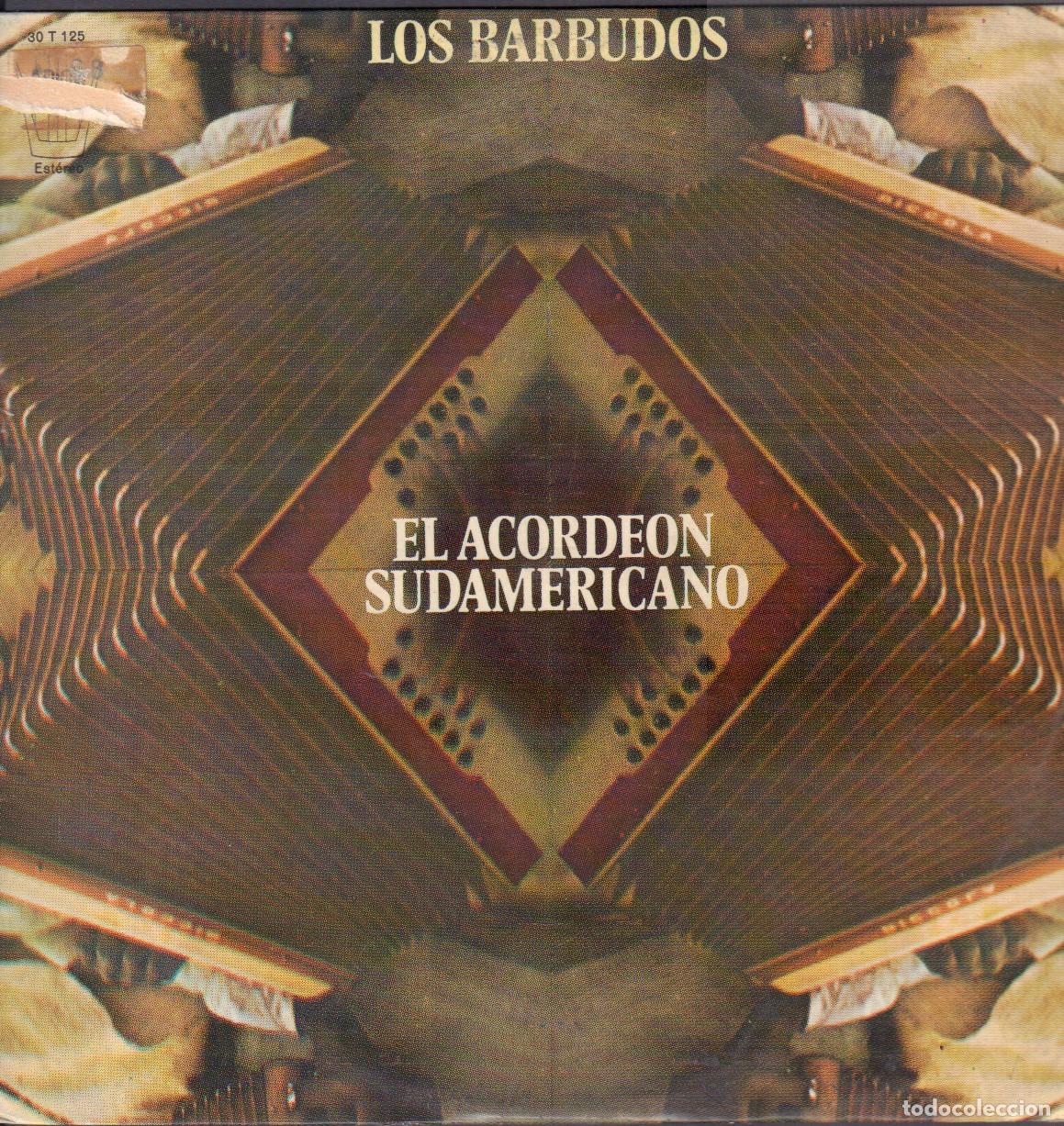 Discos de vinilo: LOS BARBUDOS - EL ACORDEON SUDAMERICANO / MI CANDOMBE, AMAMISKY.../ LP CBS 1972 RF-26274