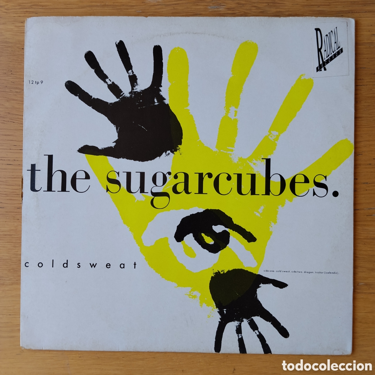 Discos de vinilo: THE SUGARCUBES : &rdquo;COLDSWEAT&rdquo; MAXI-SINGLE VINILO 12&rdquo; - 1988- INDIE ROCK- BJ&Ouml;RK -