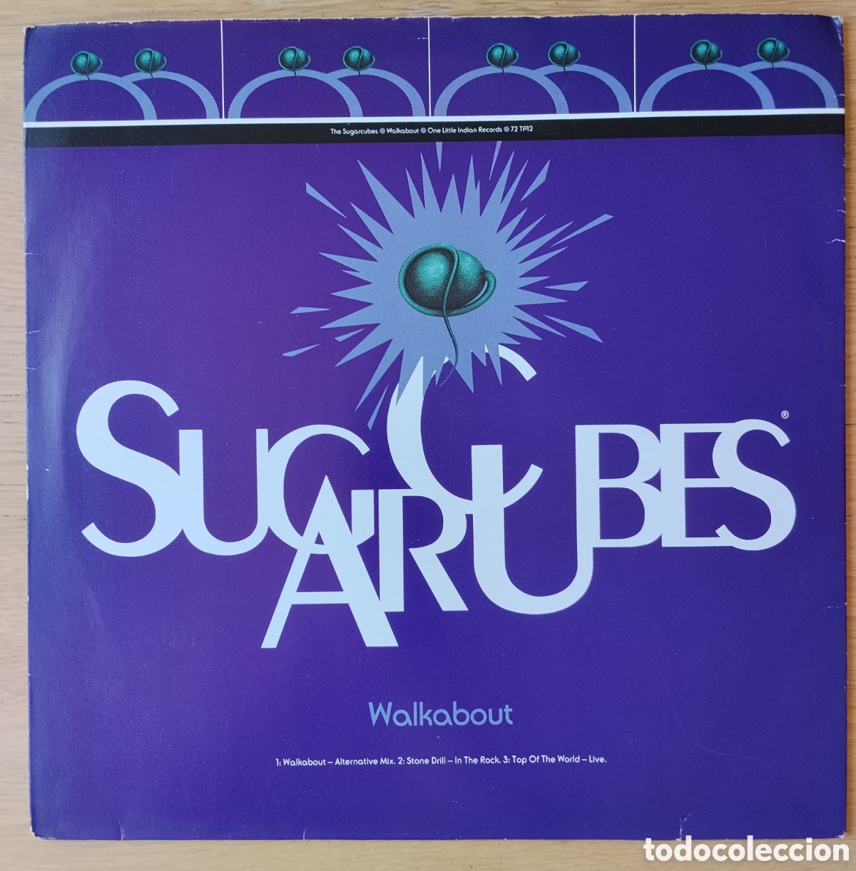 Discos de vinilo: THE SUGARCUBES : &rdquo;WALKABOUT&rdquo; MAXI-SINGLE VINILO 12&rdquo; - 1992- INDIE ROCK- BJ&Ouml;RK