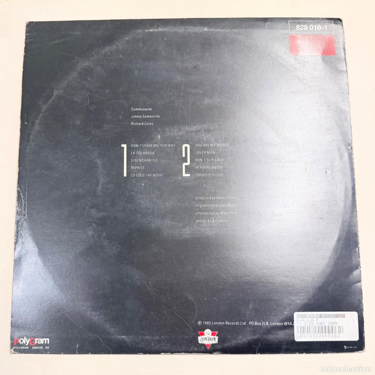 Discos de vinilo: Communards - Communards - Foto 2