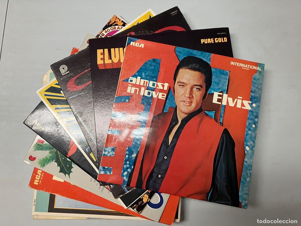 Discos de vinilo: ELVIS PRESLEY &ndash; LOTE 18 DISCOS DE VINILO LP