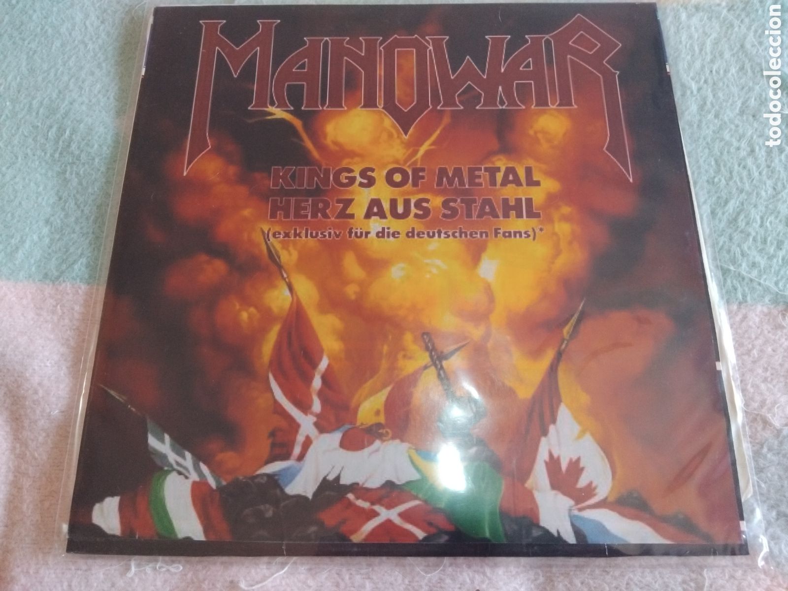 Discos de vinilo: MANOWAR VINILO MAXI SINGEL (leer descripcion) - Foto 1