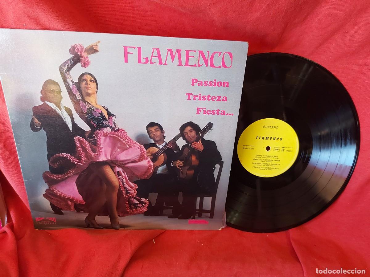 Discos de vinilo: LP FLAMENCO. PASSION.TRISTEZA FIESTA. LES TRETEAUX FRANCIA ( PEDIDOS M&Iacute;NIMOS 10 &euro; ) CAJA N.&ordm; 4 - LP