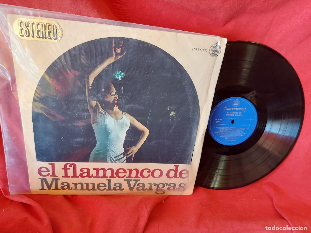 Discos de vinilo: LP FLAMENCO MANUELA VARGAS 1966 ( PEDIDOS M&Iacute;NIMOS 10 &euro; ) CAJA N.&ordm; 4 - LP