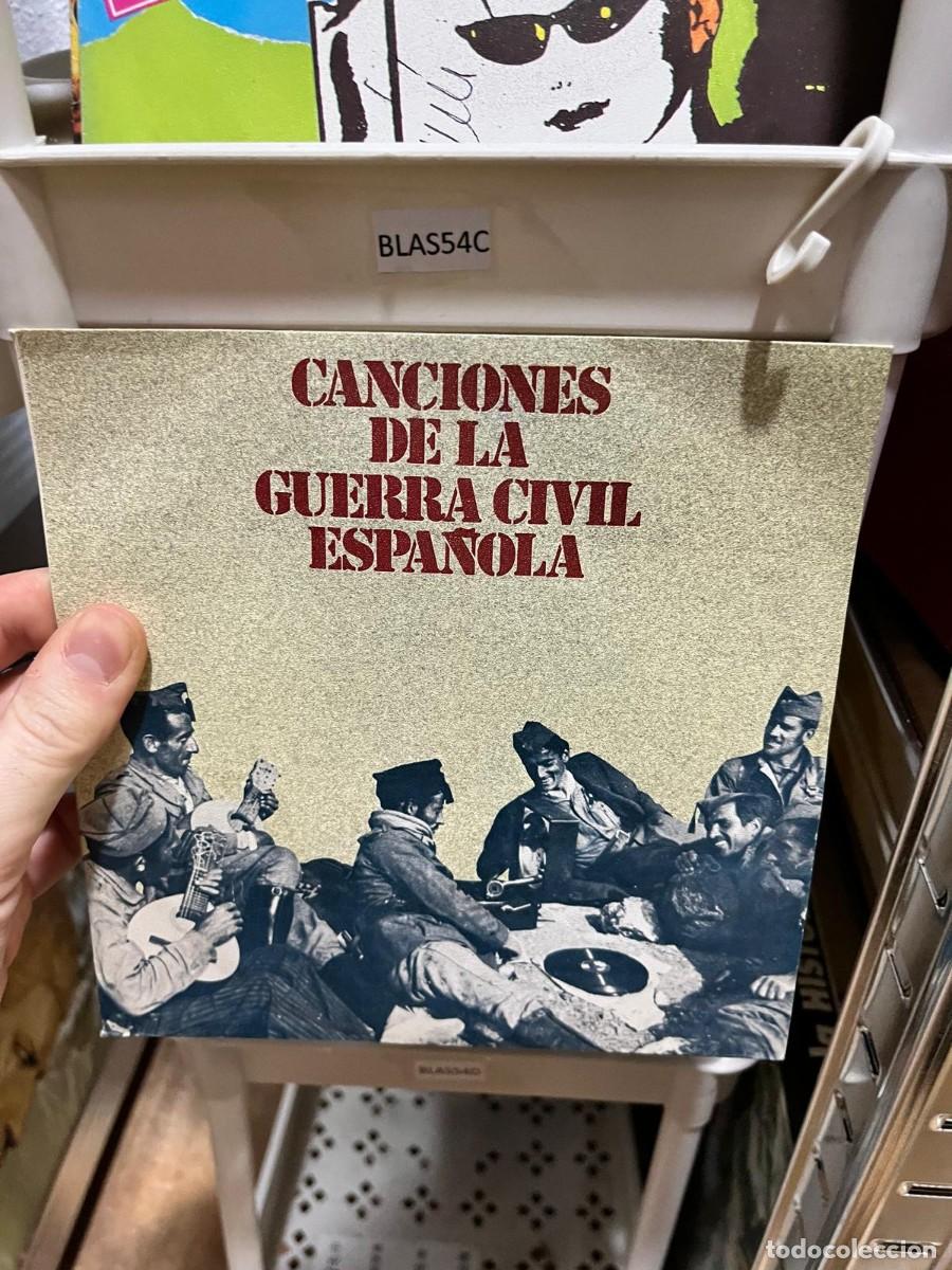 Discos de vinilo: BLAS54C - Canciones de la Guerra Civil Espa&ntilde;ola - Varios autores - Larrad, vinilo ep
