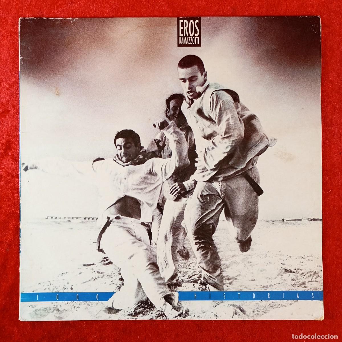 Discos de vinilo: EROS RAMAZZOTTI - TODO HISTORIAS - DISCO LP VINILO - DDD - 74321 14742 1 (5F) / 255