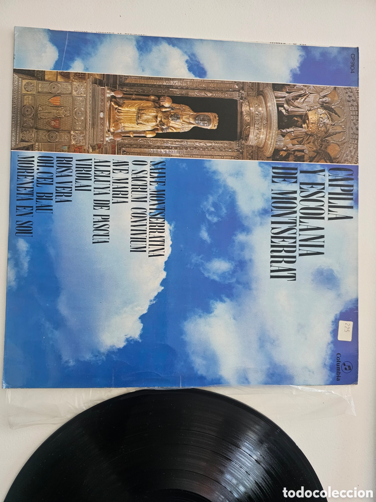 Discos de vinilo: Disco de vinilo de 33 RPM Capilla y Escolan&iacute;a de Montserrat 1971