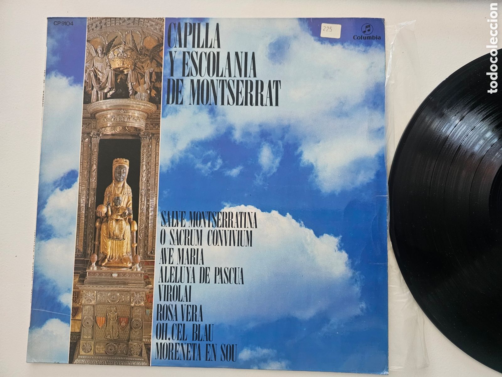 Discos de vinilo: Disco de vinilo de 33 RPM Capilla y Escolan&iacute;a de Montserrat 1971