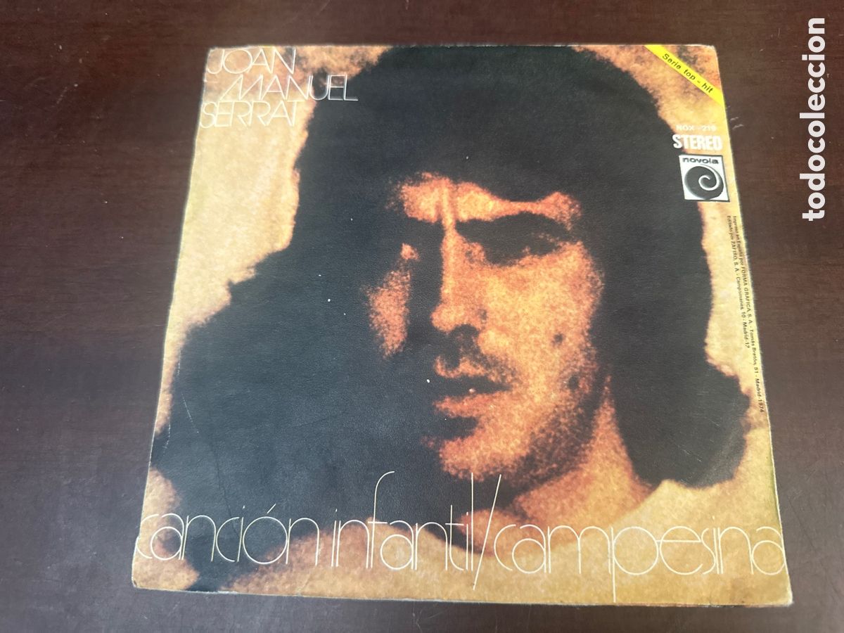 Discos de vinilo: JOAN MANUEL SERRAT - CANCION INFANTIL SINGLE 1974 - Foto 4