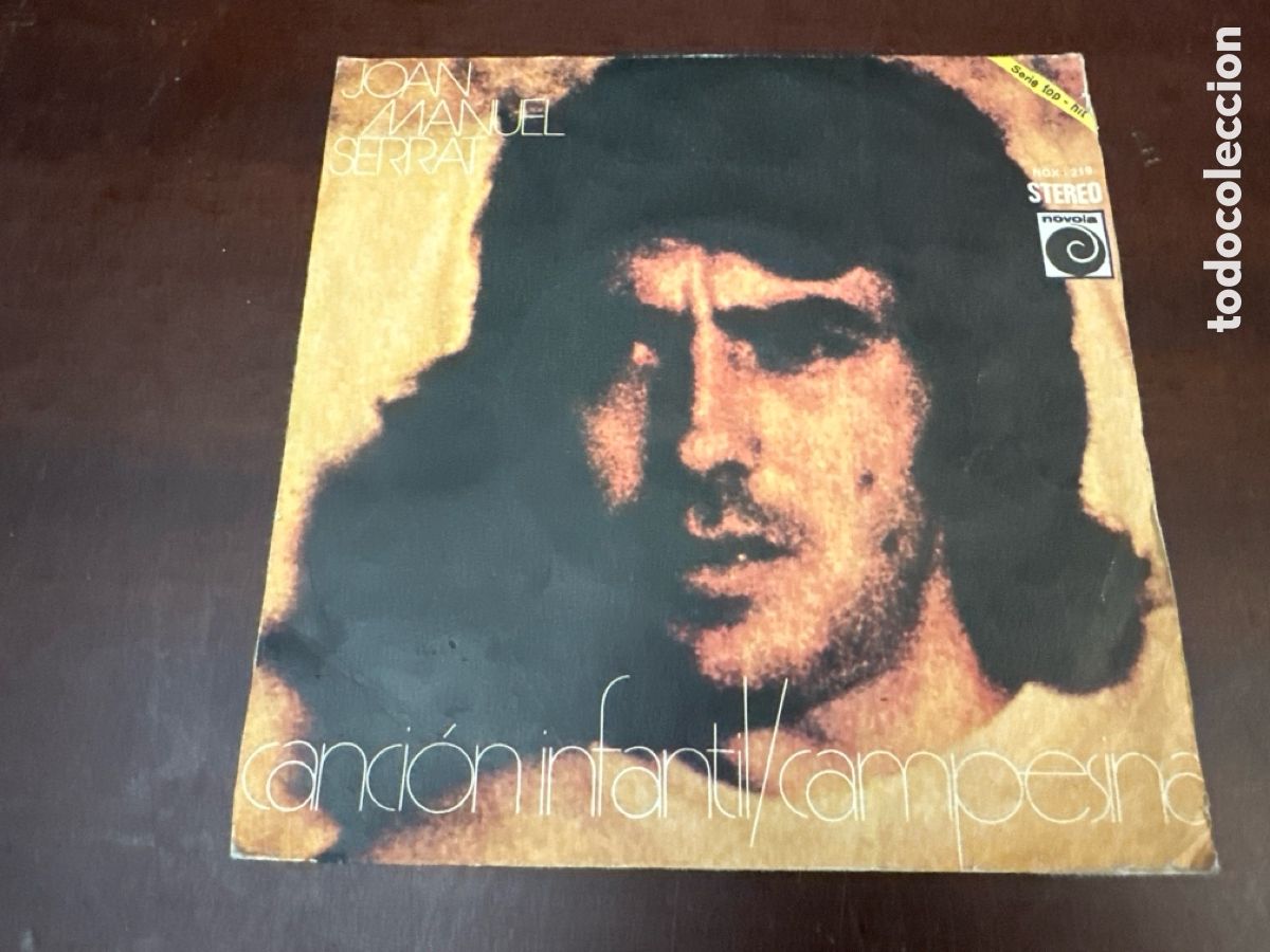 Discos de vinilo: JOAN MANUEL SERRAT - CANCION INFANTIL SINGLE 1974