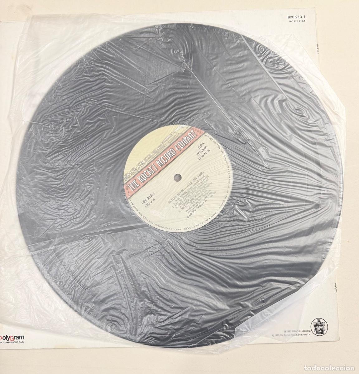 Discos de vinilo: Elton John - Ice on Fire - Foto 3
