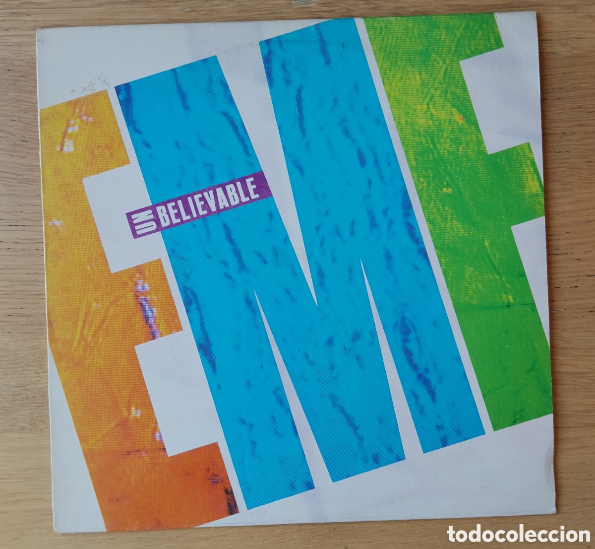 Discos de vinilo: EMF : &rdquo;UNBELIEVABLE&rdquo; MAXI-SINGLE VINILO 12&rdquo; - 1990- BIG BEAT