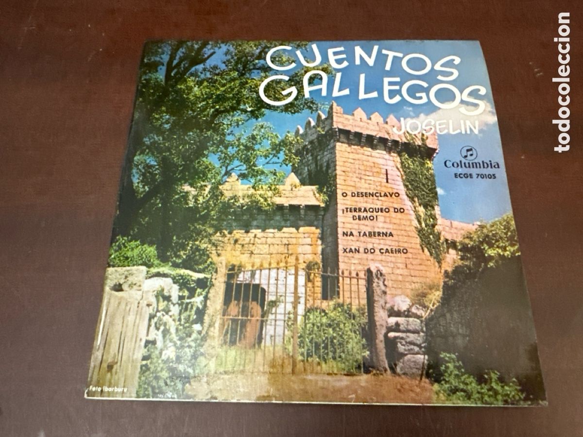 Discos de vinilo: CUENTOS GALLEGOS - JOSELIN - EP COLUMBIA 1962 - HUMOR GALICIA TRADICIONAL, FOLK