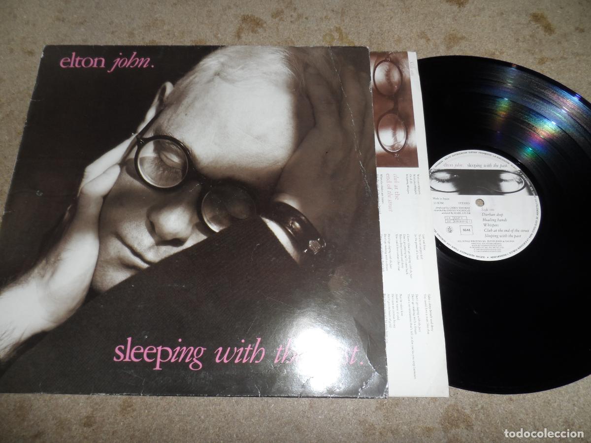 Discos de vinilo: Elton John &ndash; Sleeping With The Past (SPAIN 1989)
