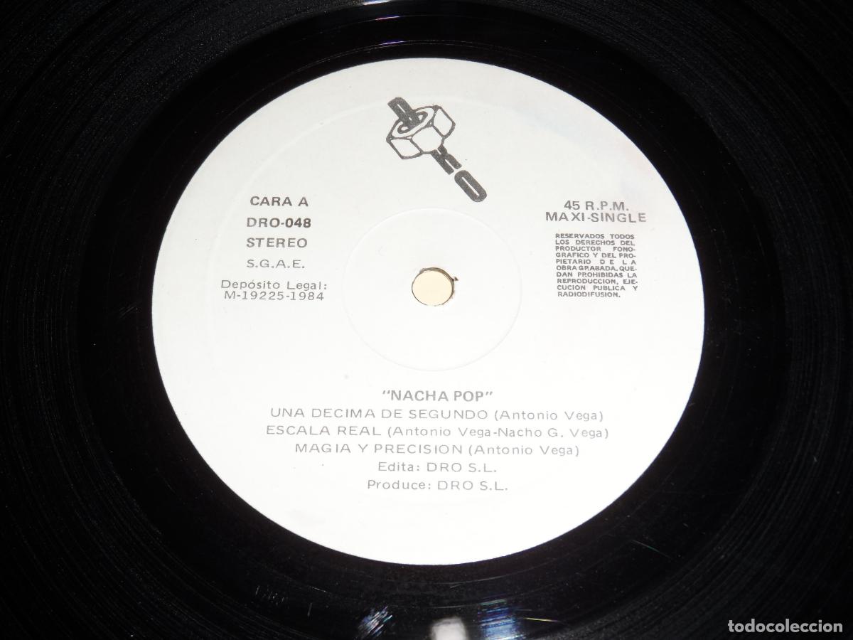 Discos de vinilo: NACHA POP - UNA DECIMA DE SEGUNDO (SPAIN 1984) - Foto 3