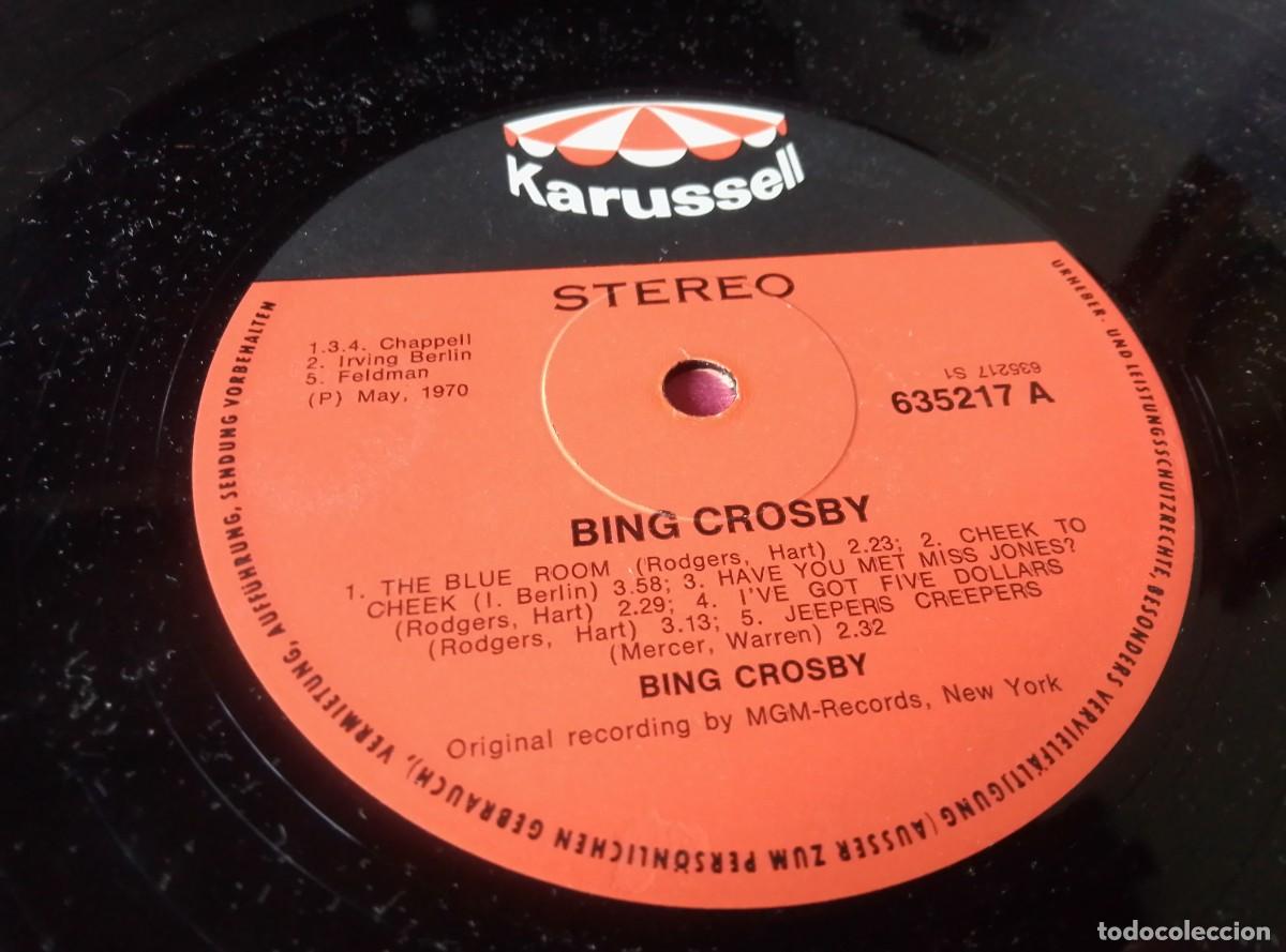 Discos de vinilo: BING CROSBY 1970 LP L31 42 - Foto 3