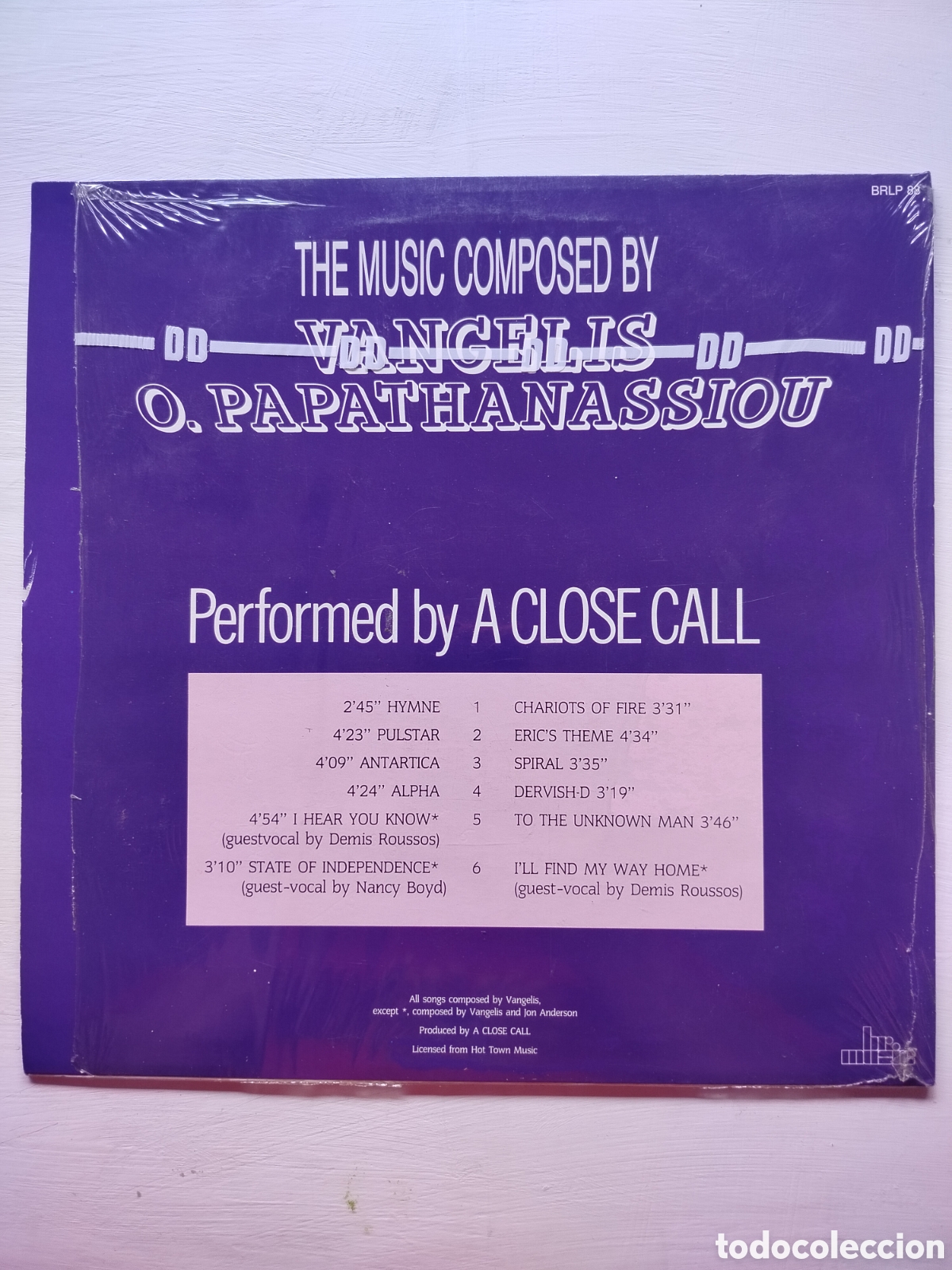 Discos de vinilo: A Close Call LP Vangelis - Foto 2