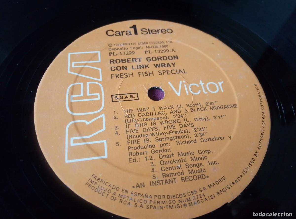 Discos de vinilo: ROBERT GORDON CON LINK WRAY 1980 LP L31 42 - Foto 3