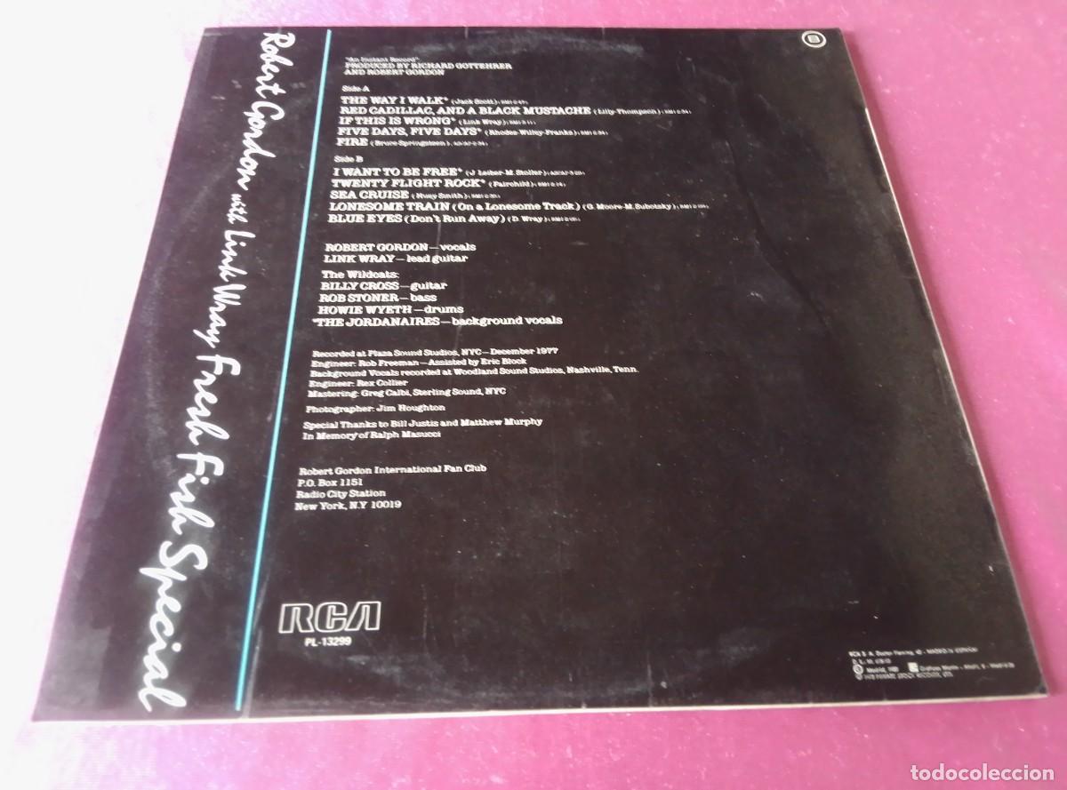 Discos de vinilo: ROBERT GORDON CON LINK WRAY 1980 LP L31 42 - Foto 4