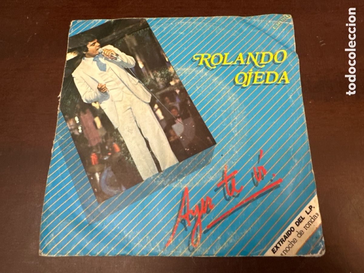 Discos de vinilo: ROLANDO OJEDA-AYER TE VI + ES AMOR SINGLE VINILO 1981 PROMOCIONAL SPAIN