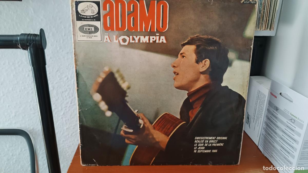 Discos de vinilo: D) Adamo &rdquo;Adamo A L&acute;Olympia&rdquo; - Lp a&ntilde;o 1965 - 1&ordf; edici&oacute;n original - LEER DESCRIPCION