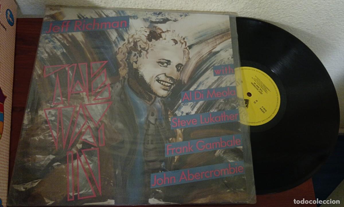 Discos de vinilo: LP JEFF RICHMAN THE WAY IN WITH AL DI MEOLA STEVE LUKATHER FRANK GAMBALE JOHN ABERCROMBIE MGI RECORD