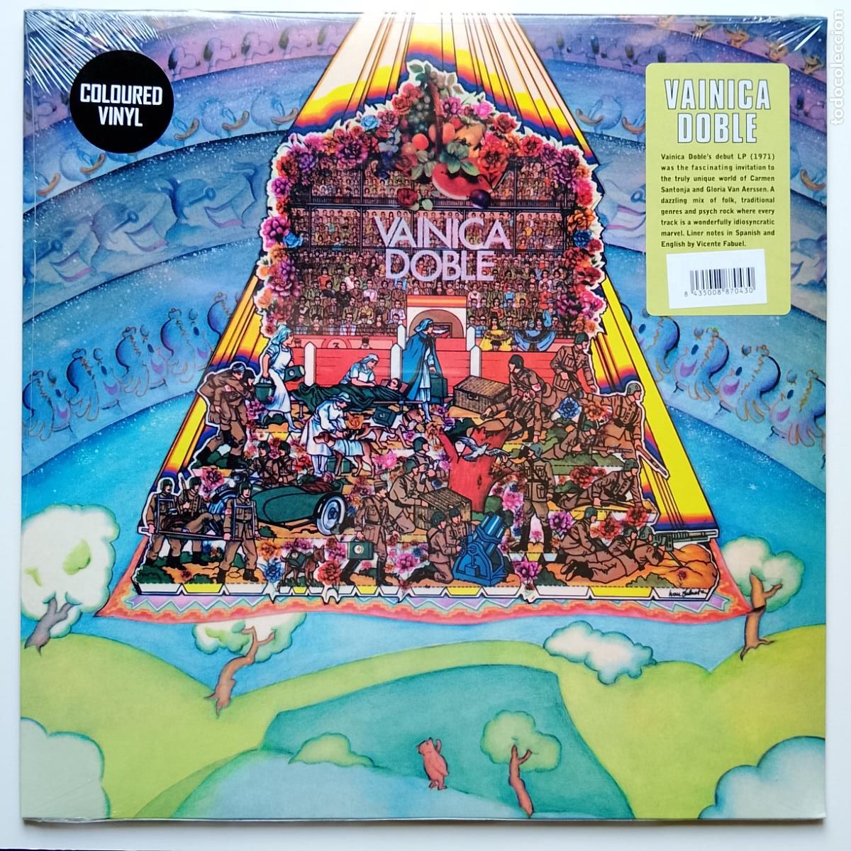 Discos de vinilo: Vainica Doble-Vainica Doble (LP ViNiLiSSSiMO) RE clasico 1971. portada Iv&aacute;n Zulueta. 'Heliotropo'...