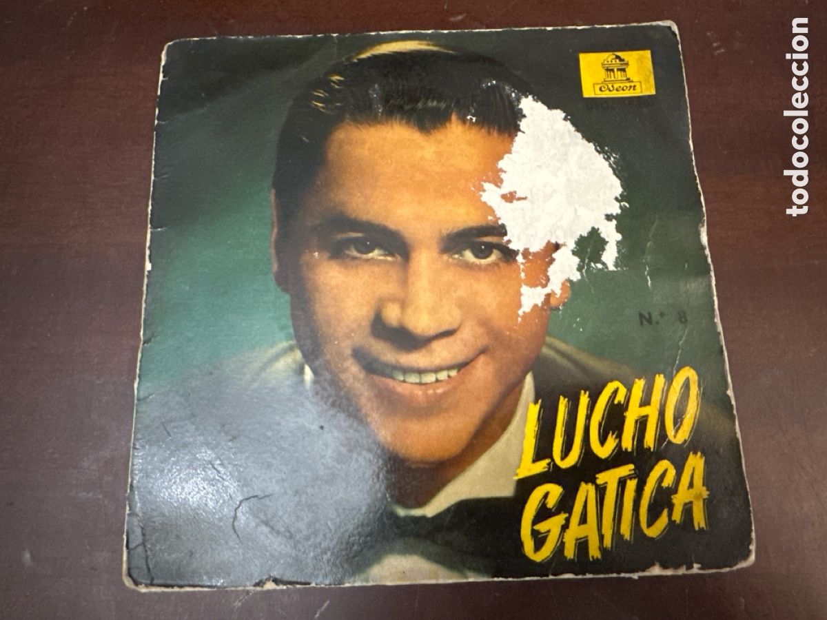 Discos de vinilo: LUCHO GATICA / EL RELOJ / LA BARCA / ANGUSTIA / CONTIGO EN LA DISTANCIA (EP 1958)