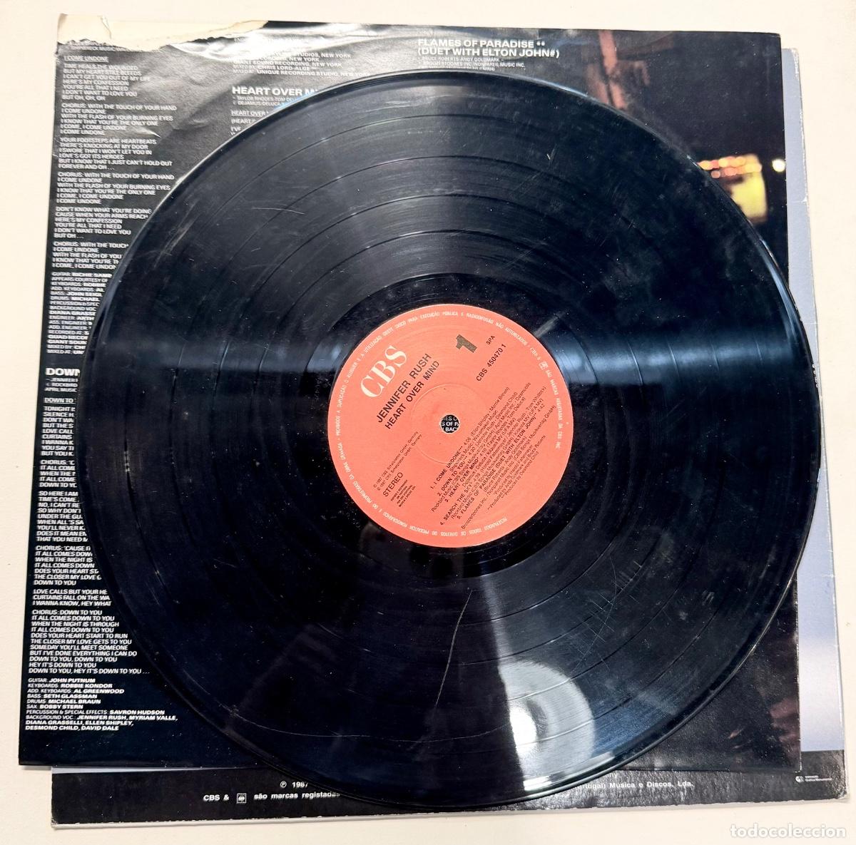 Discos de vinilo: Jennifer Rush - Heart over mind - Foto 3