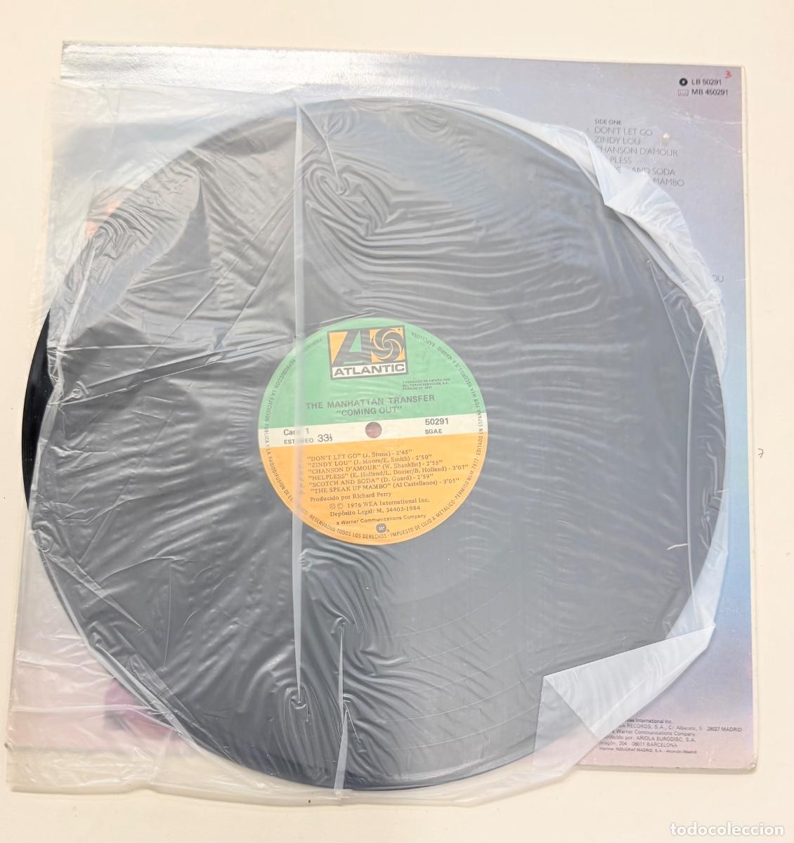 Discos de vinilo: The Manhattan Transfer - Coming out - Foto 3