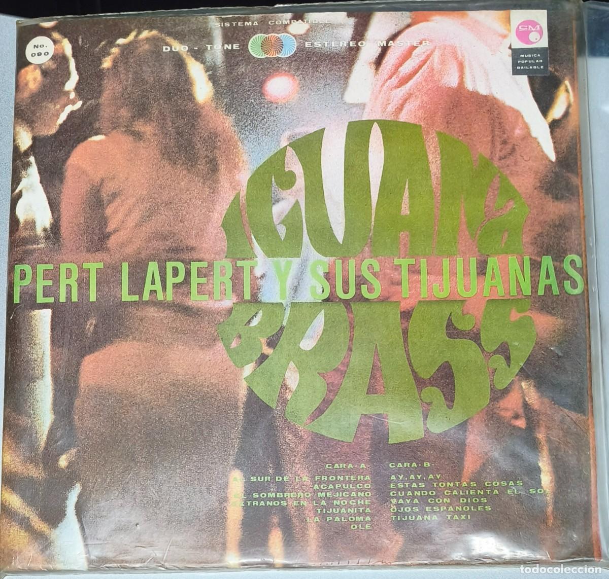 Discos de vinilo: Disco LP Iguana Brass. Pertt Lapert y susn tijuanas