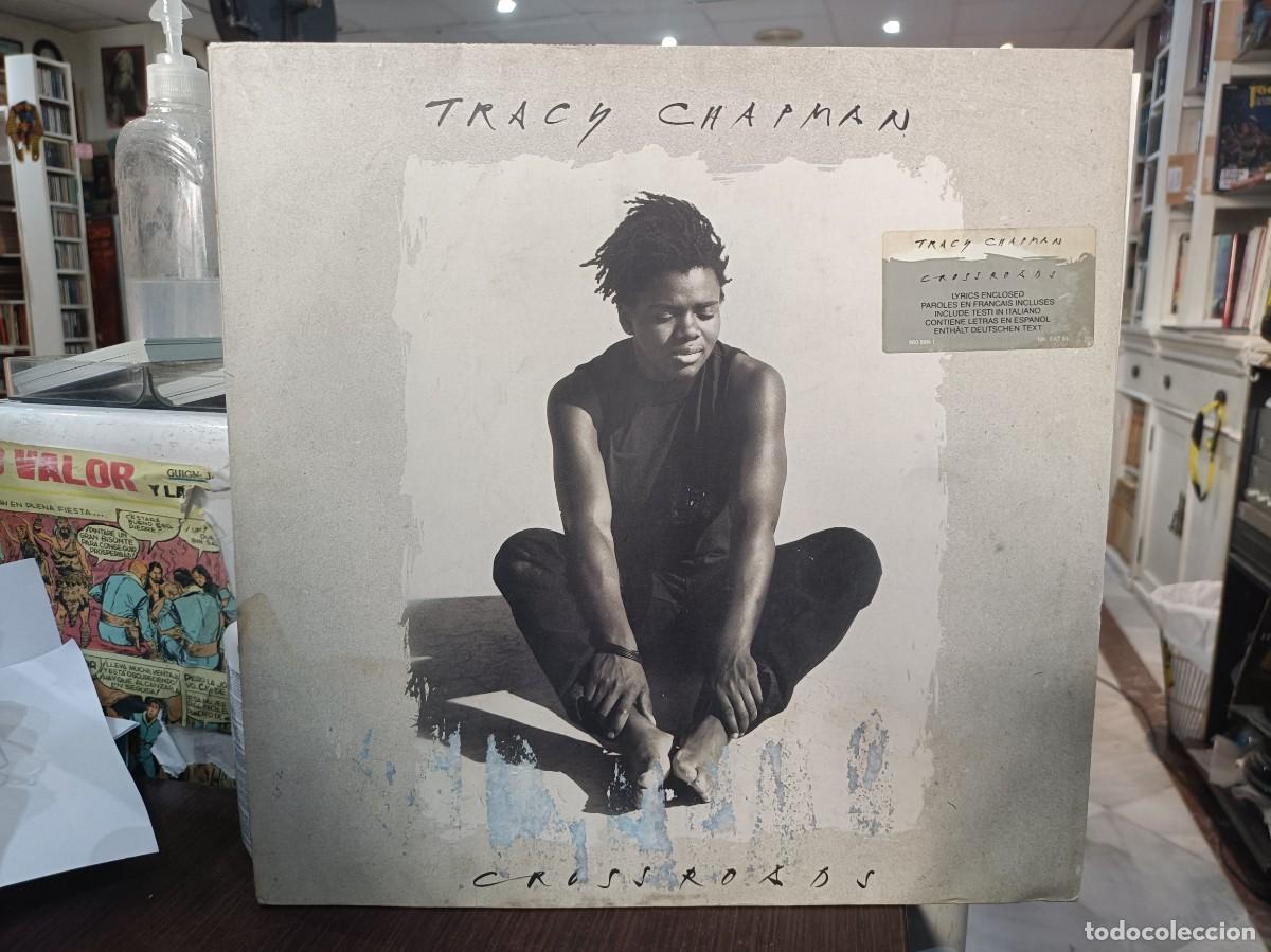 Vinyl records: Tracy Chapman - Crossroads - LP. sello Elektra 1989