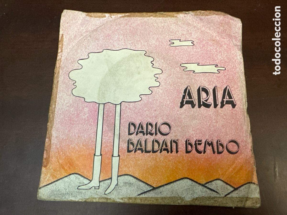 Discos de vinilo: DARIO BALDAN BEMBO - ARIA - SINGLE RARO DE VINILO DE 1975