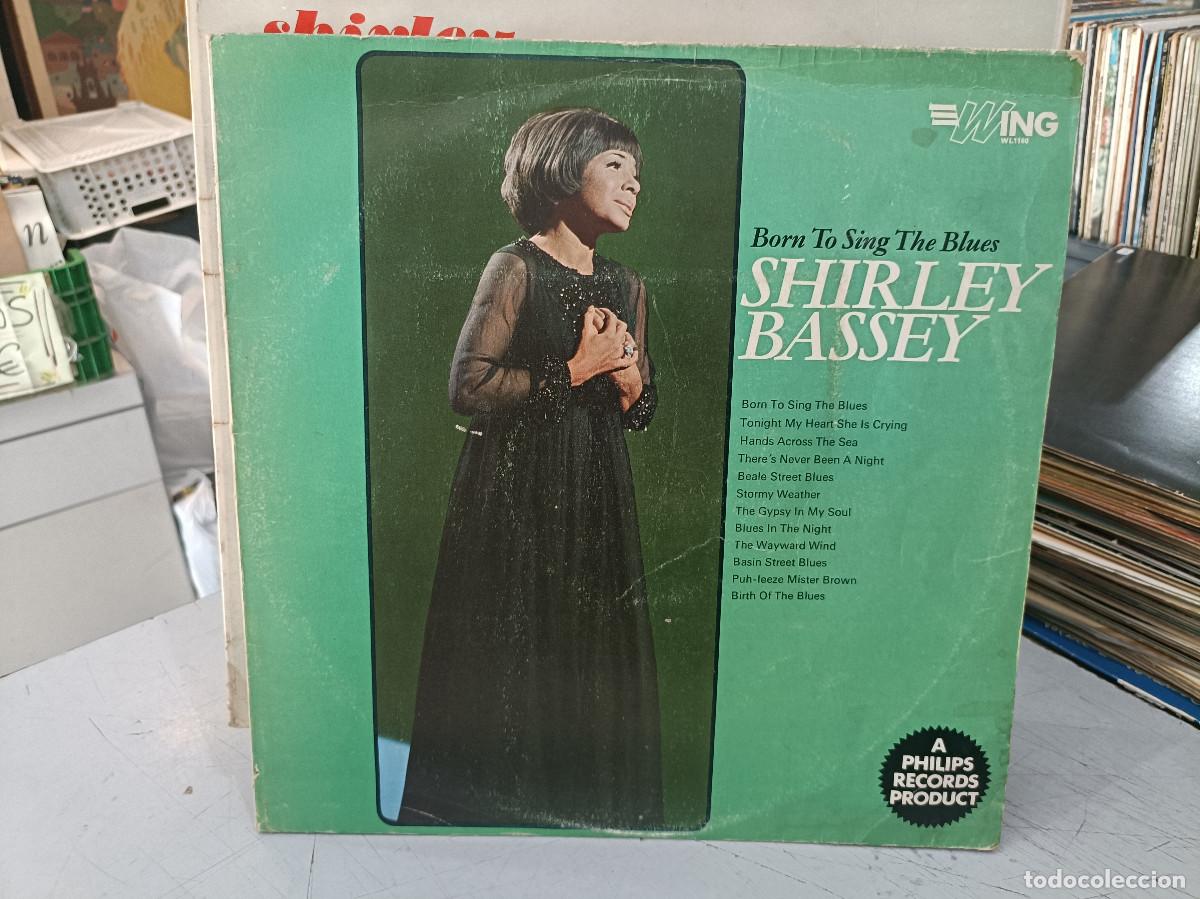 Discos de vinilo: Shirley Bassey - Born To Sing The Blues - LP. sello WING 1958