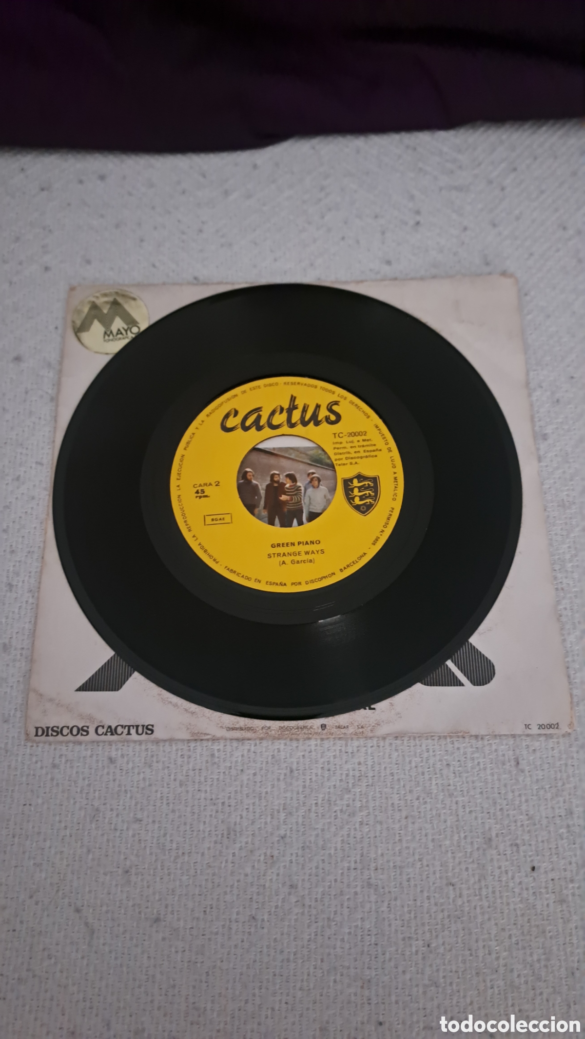 Discos de vinilo: GREEN PIANO BLUES ADVRBTURE - Foto 3