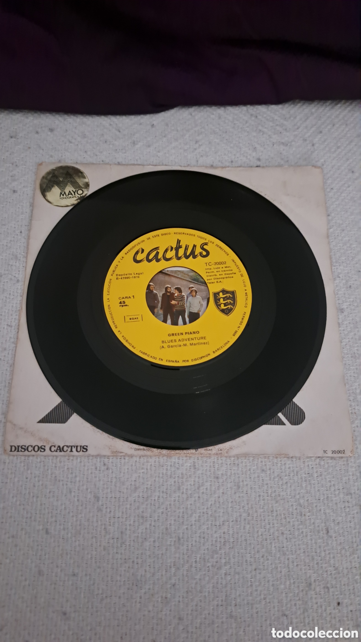 Discos de vinilo: GREEN PIANO BLUES ADVRBTURE - Foto 4