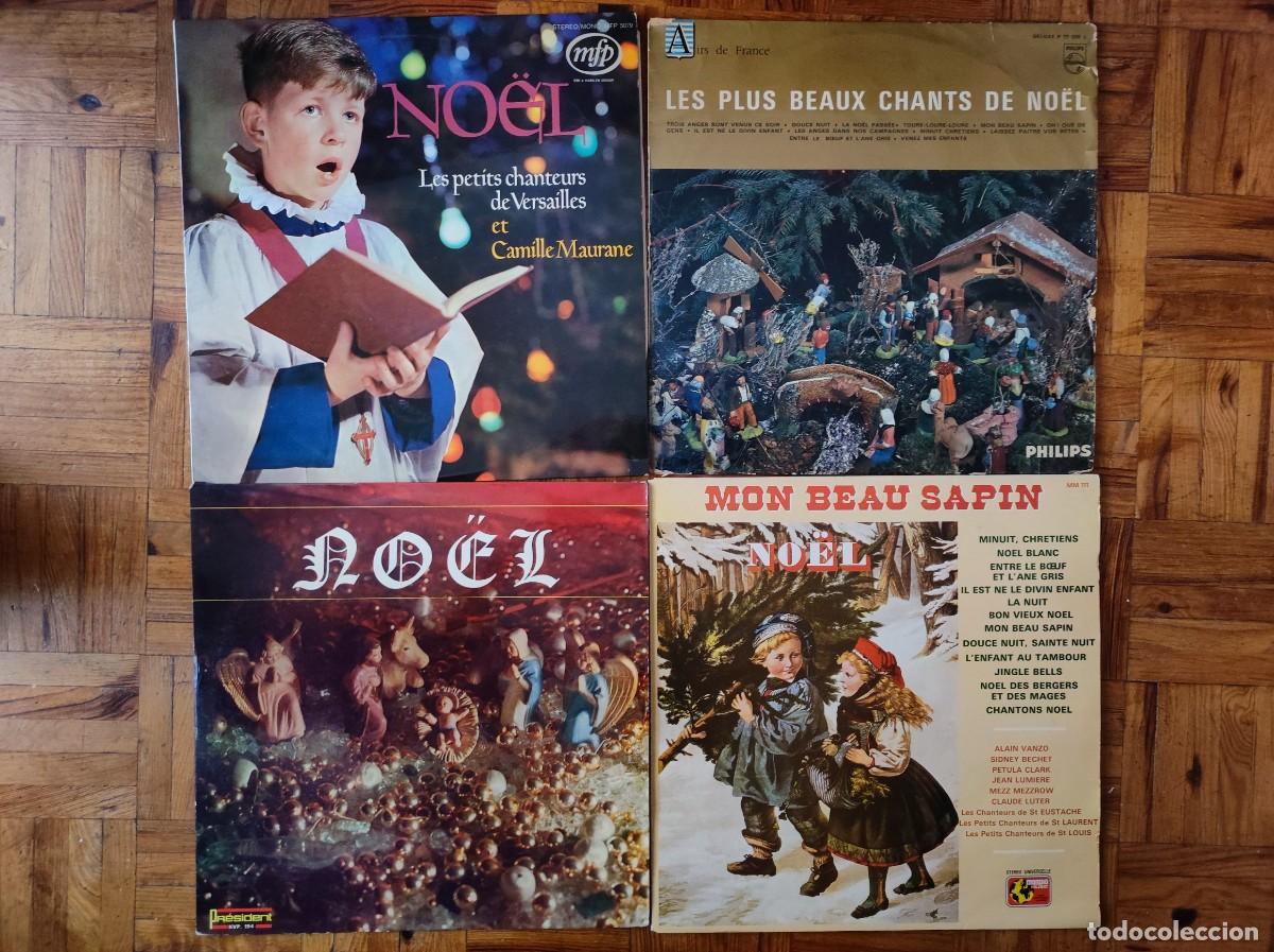 Discos de vinilo: Lote de 4 Vinilos Navide&ntilde;os (LPs) - Ediciones francesas - Foto 1