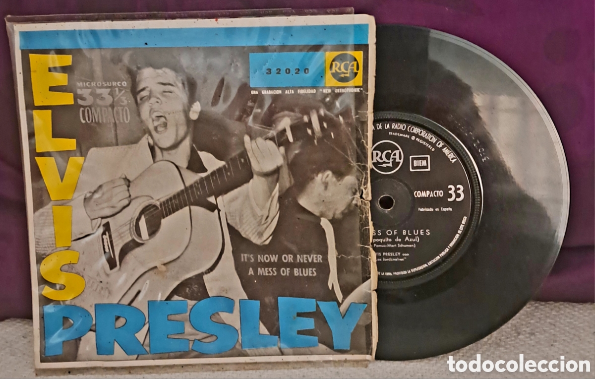 Discos de vinilo: ELVIS PRESLEY IT'S NOW OR NEVER