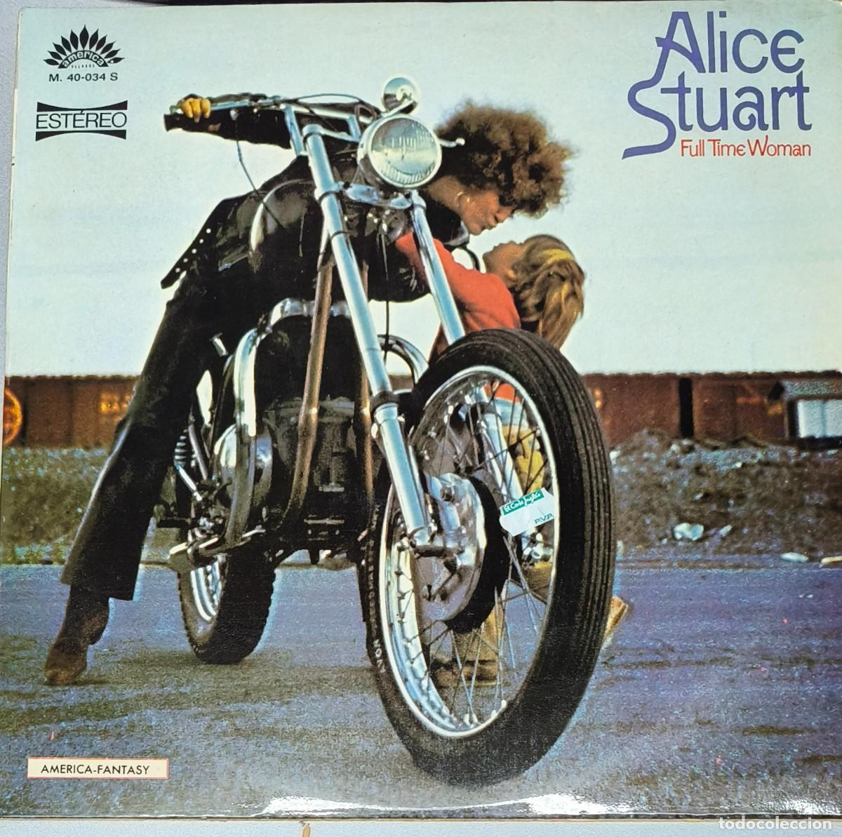 Discos de vinilo: Disco LP Alice Stuart. Full Time Woman