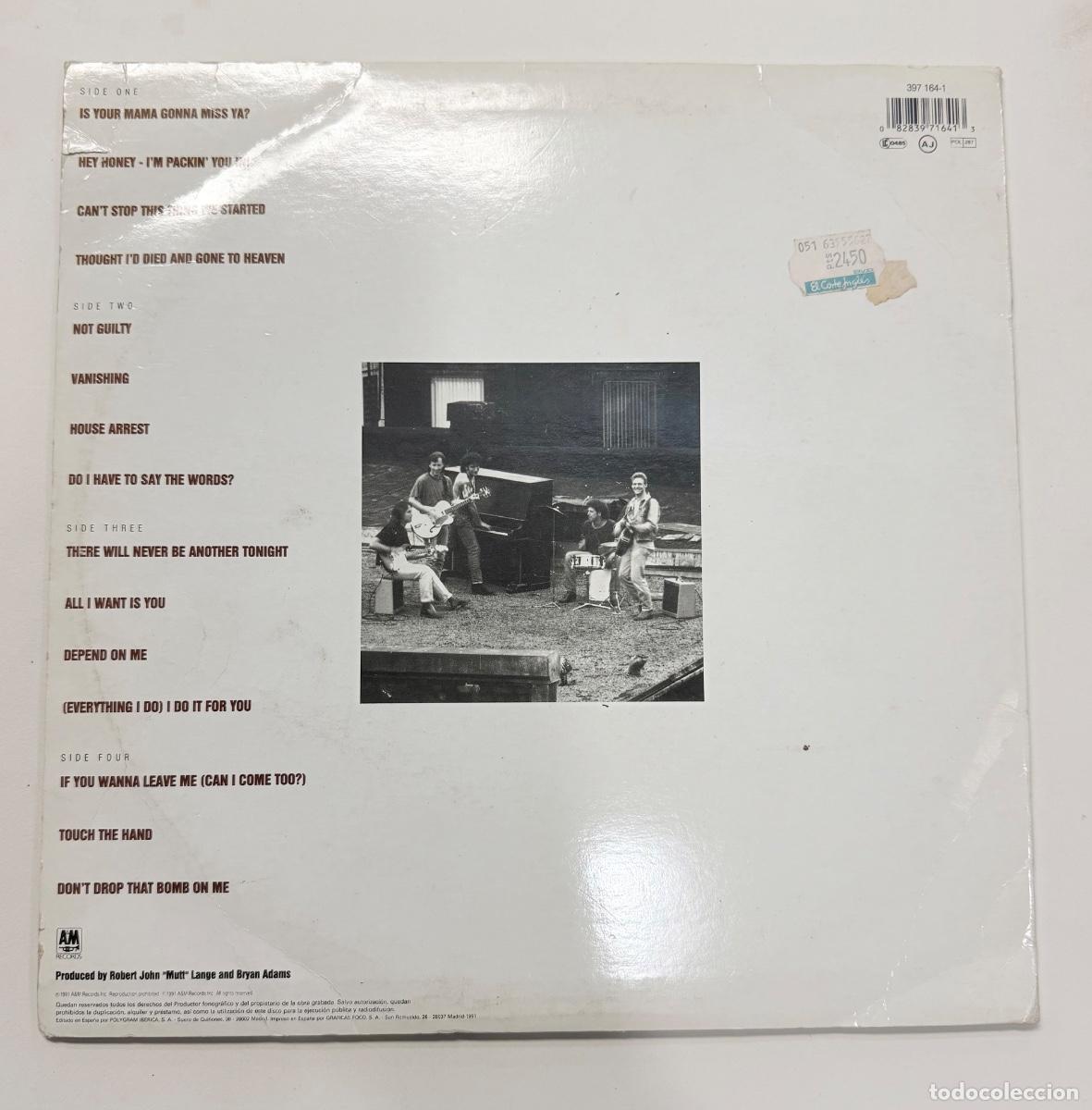 Discos de vinilo: Bryan Adams - Waking up the neighbors - Foto 2