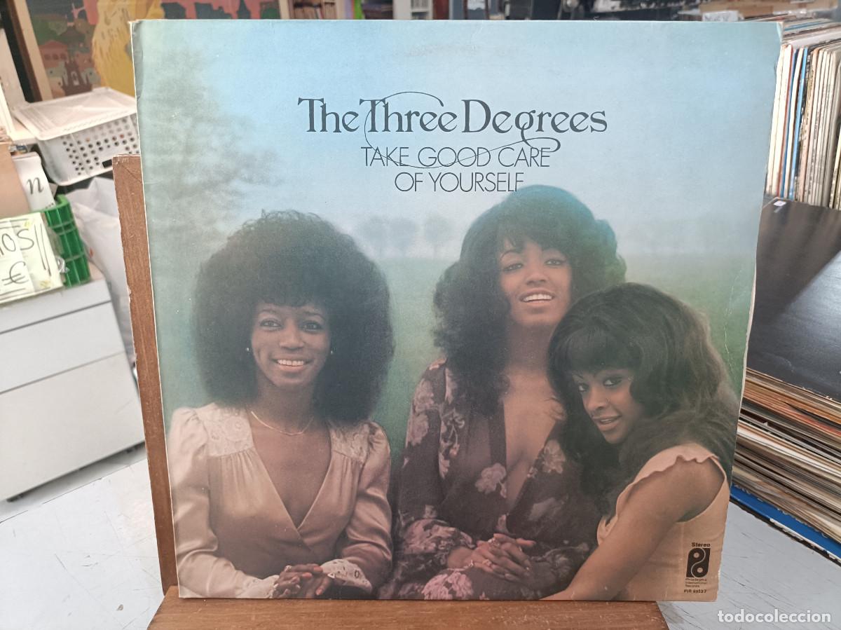 Discos de vinilo: The Three Degrees - Take Good Care Of Yourself - LP. sello Parlophone 1975