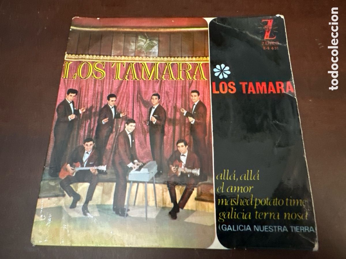 Discos de vinilo: LOS TAMARA - ALLA,ALLA Y 3 MAS - EP - ZAFIRO 1964