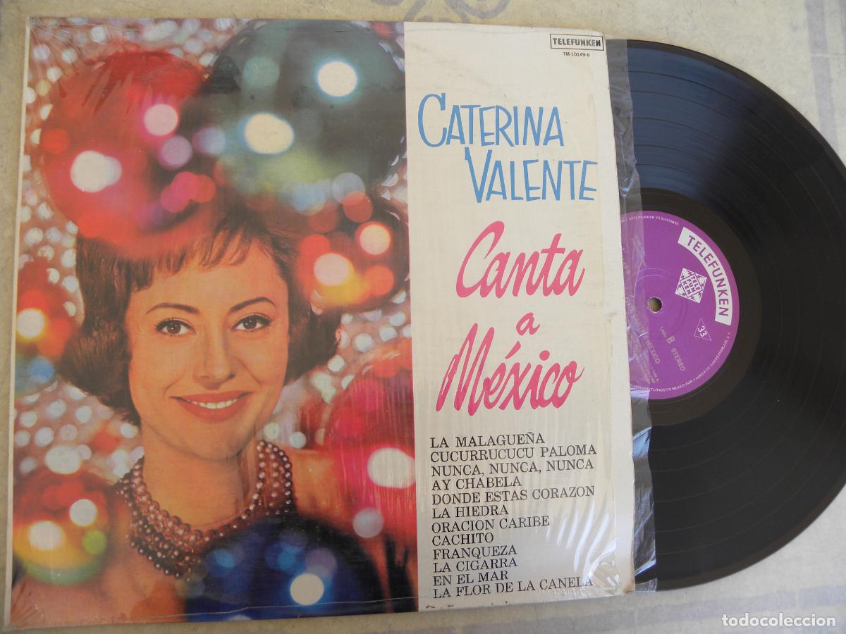 Discos de vinilo: CATERINA VALENTE CANTA A MEXICO -LP 1983 -EDICION MEXICANA