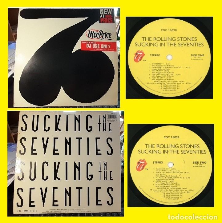 Discos de vinilo: the rolling stones - sucking in the seventies 1981, RAREZAS / USA EDT COC 16028, EXC