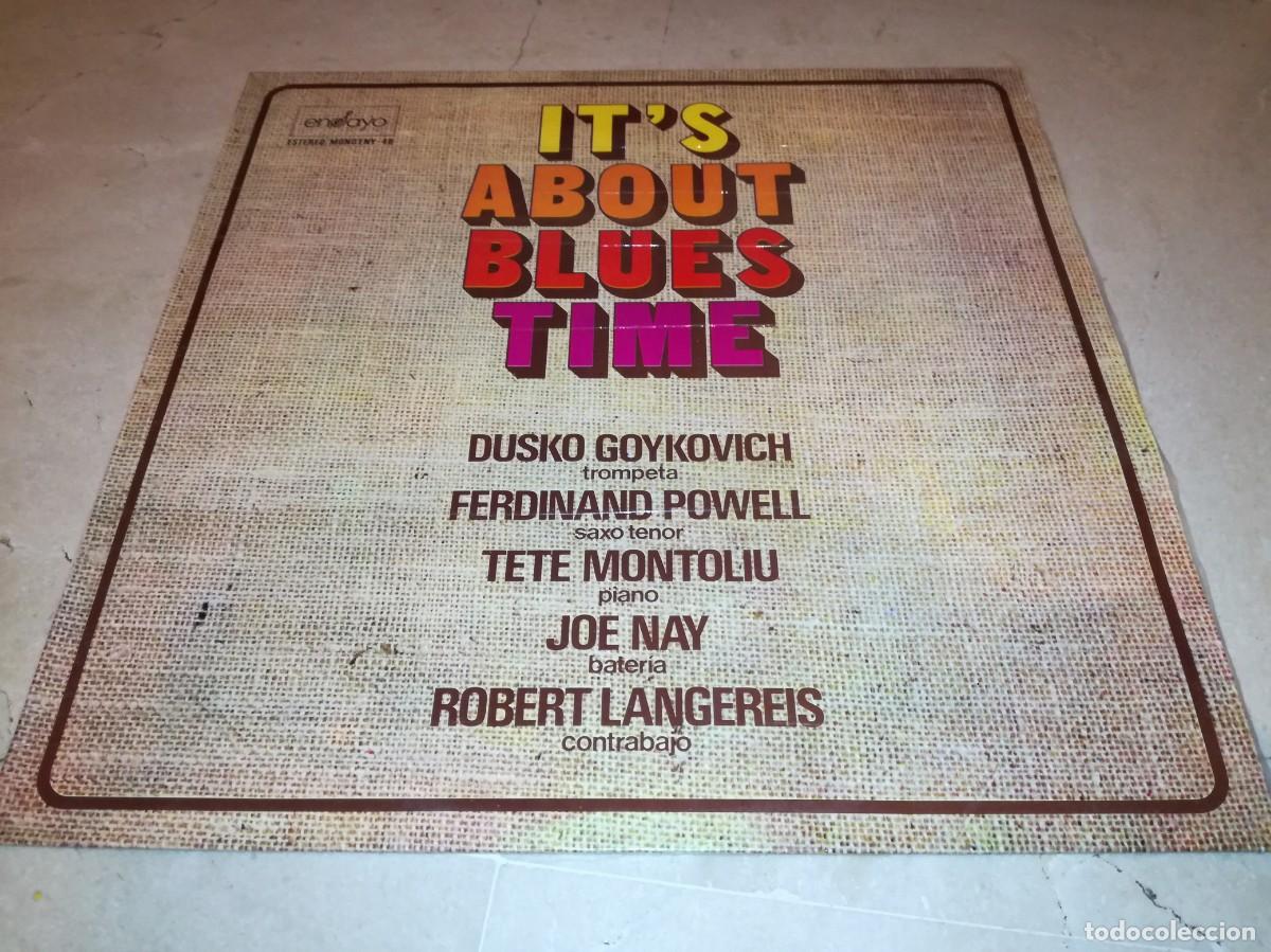 Discos de vinilo: IT&acute;S ABOUT BUES TIME-ORIGINAL 1972-TETE MONTOLIU-VINILO EN EXCELENTE ESTADO