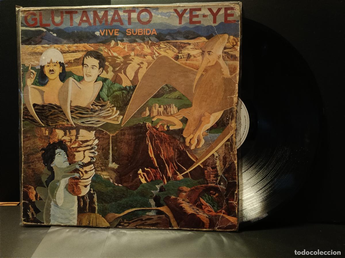 Discos de vinilo: Glutamato Ye-Ye. Vive subida. Ariola 1986, ref. E 207570 -- LP pepeto