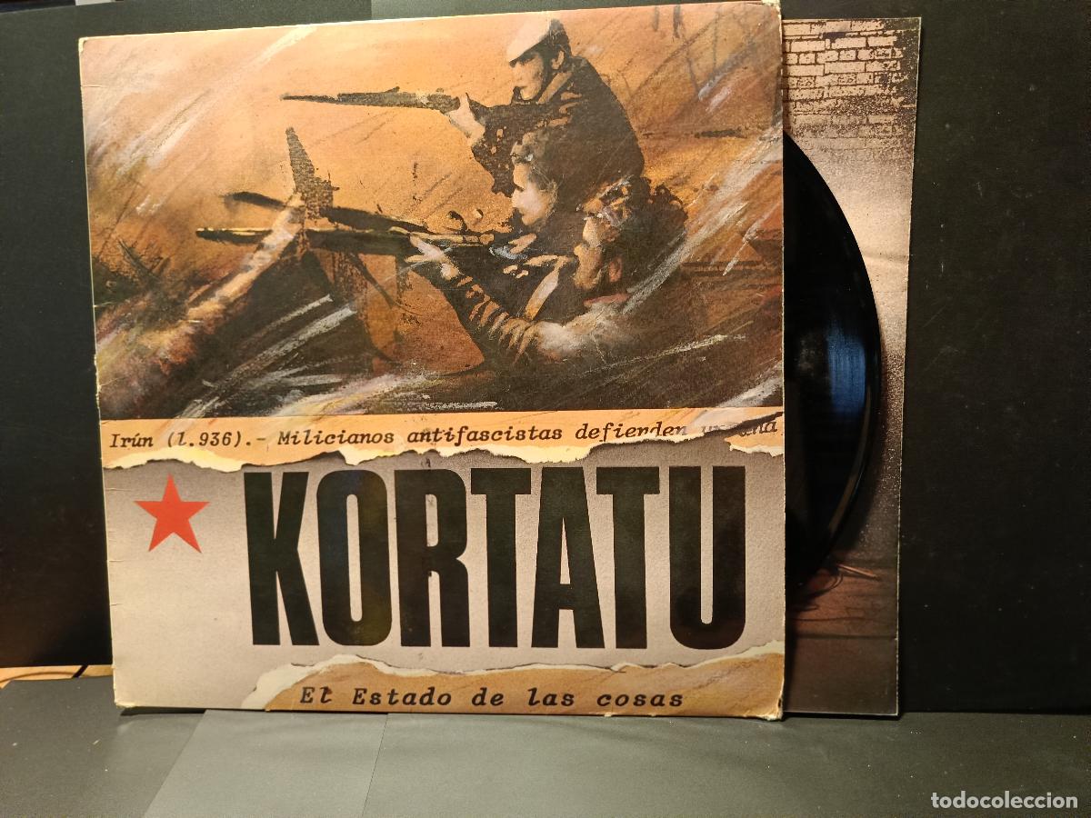 Discos de vinilo: Kortatu - El Estado De Las Cosas (LP, Album) SO&Ntilde;UA 1986 con libreto pepeto