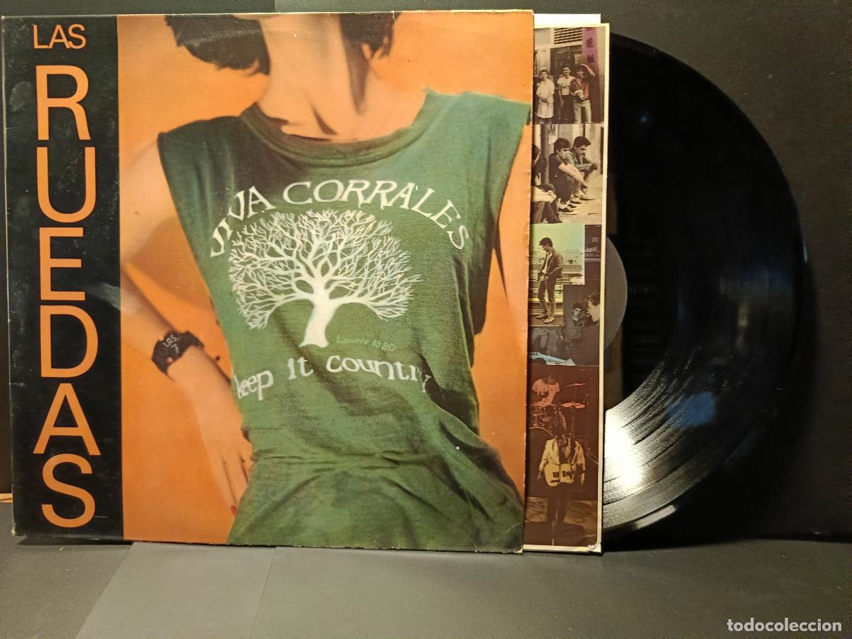 Discos de vinilo: LAS RUEDAS VIVA CORRALES lp spain1988 con insert PEPETO