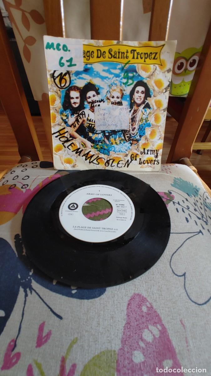 Discos de vinilo: ARMY OF LOVERS-SINGLE LA PLAGE DE SAINT TROPEZ