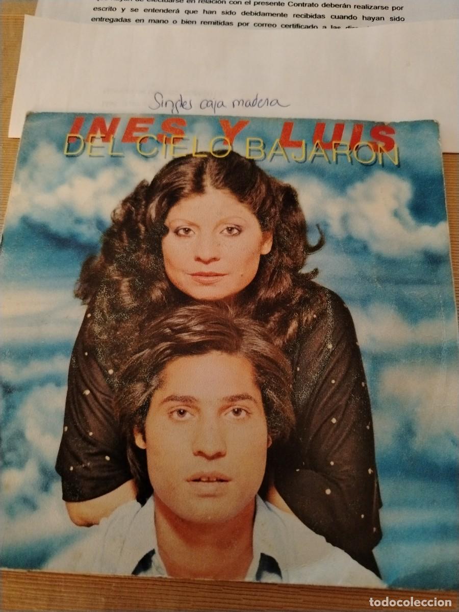 Discos de vinilo: Single vinilo In&eacute;s y Luis del cielo bajaron